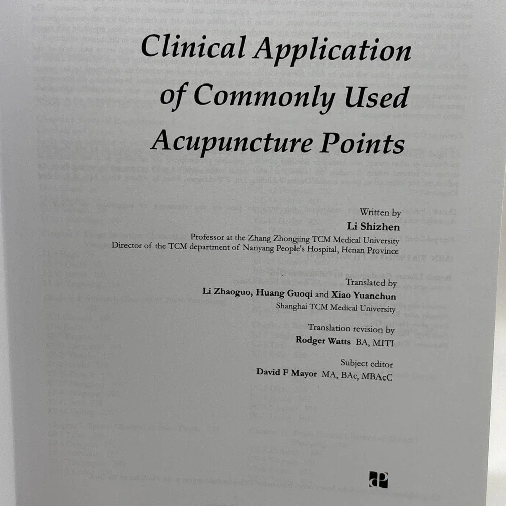 Clinical Application of Commonly Used Acupuncture Points - Li Shizhen Hardcover
